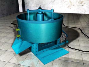 Mixer Pengaduk Beton , Pan Mixer , Dry Mixer