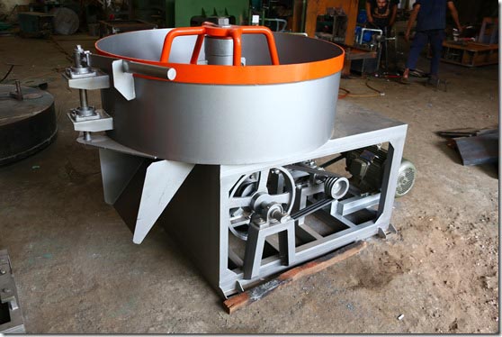 Mixer Pengaduk Beton , Pan Mixer , Dry Mixer