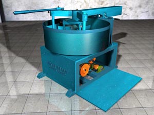 Mixer Pengaduk Beton , Pan Mixer , Dry Mixer