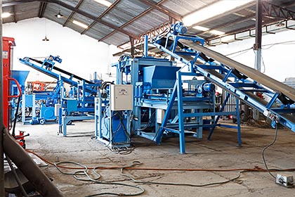 Manufacturing : Block Machine, Paver Machine, Roof Machine, Curb Stone Machine