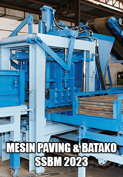 JUAL MESIN CETAK BATAKO , MESIN PRESS PAVING , SYSTEM GETAR DAN HYDRAULIS