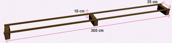 Wooden Rack for concrete roof production - Super Sonic Mch