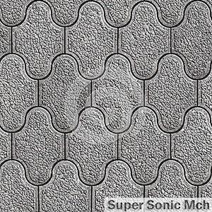 Texturized Surface Paver Models by Super Sonic Machinery