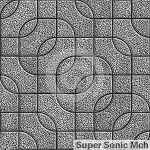 Texturized Surface Paver Models by Super Sonic Machinery