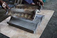 Pallet Maker for making concrete pallets for concrete roof production